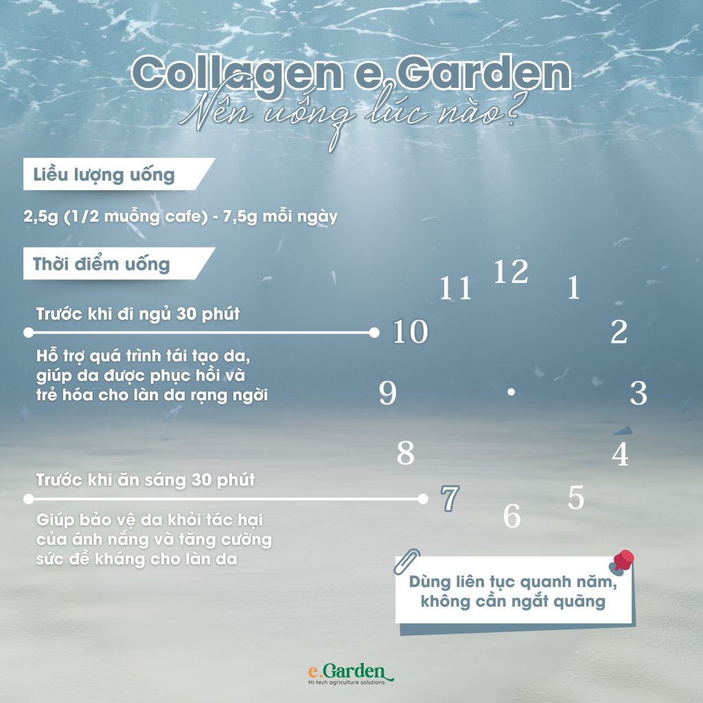 Uống collagen bột lúc nào là tốt nhất